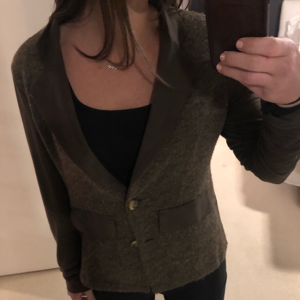 Brown fashion blazer